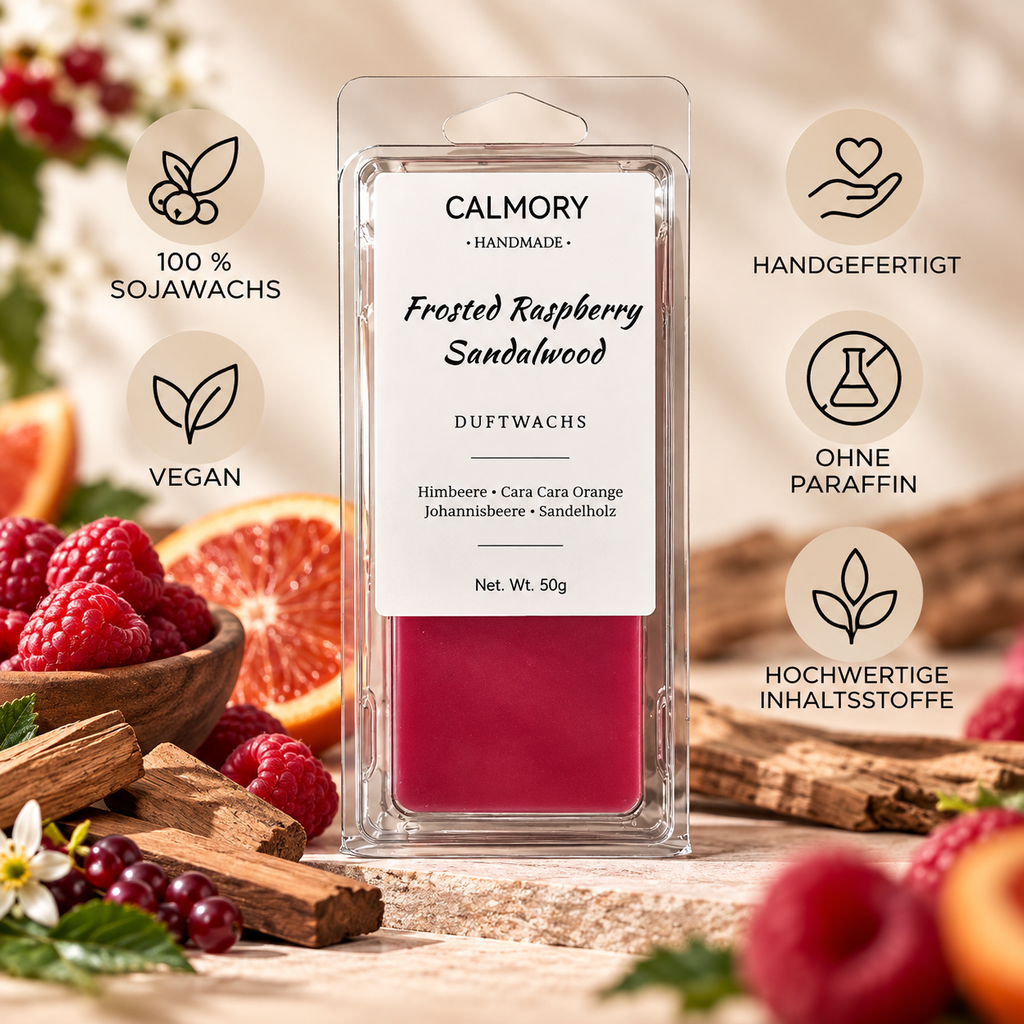 Frosted Raspberry Sandalwood Duftwachs 50 g