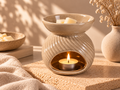 Calmory Ella Duftlampe aus Keramik beige