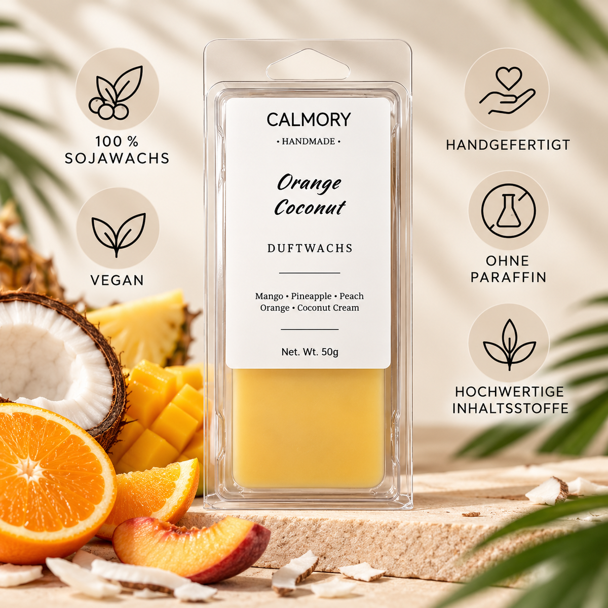Orange Coconut Duftwachs 50 g