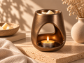 Calmory Bronze Duftlampe aus Keramik