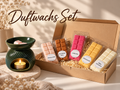 Duftwachs Set mit Duftlampe dunkelgrün