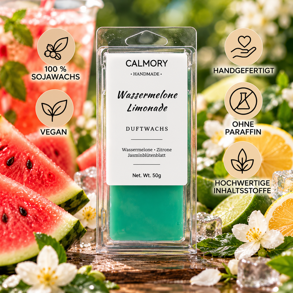 Wassermelone Limonade Duftwachs 50 g