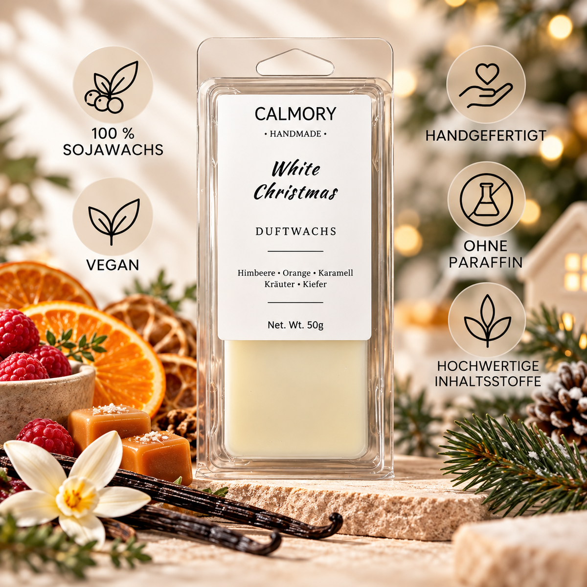 White Christmas Duftwachs 50 g